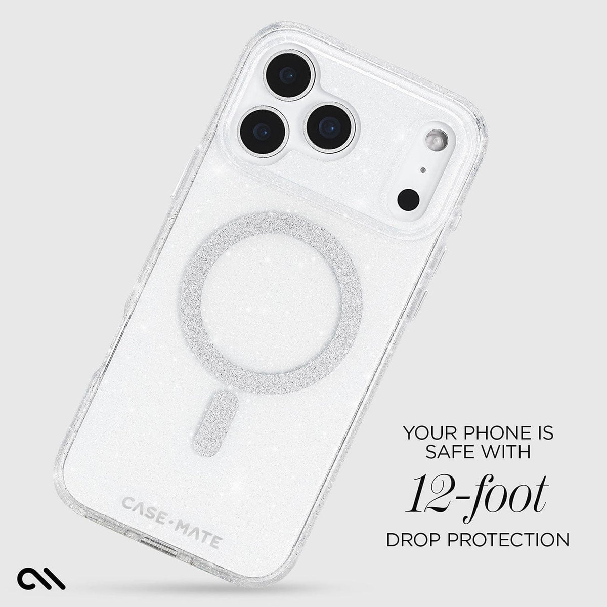 Case-Mate MagSafe Phone Case for iPhone 17 Pro Max in Sheer Twinkle Silver - CM057228 - image 3