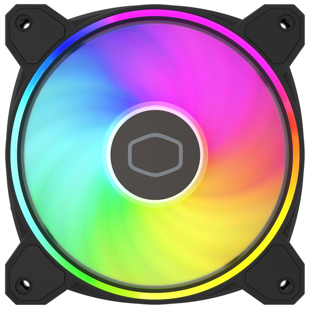 Cooler Master MasterFan MF120 Halo2 Cooling Fan 120mm RGB in Black (3 Pack) - MFL-B2DN-213P2-R2 - image 2