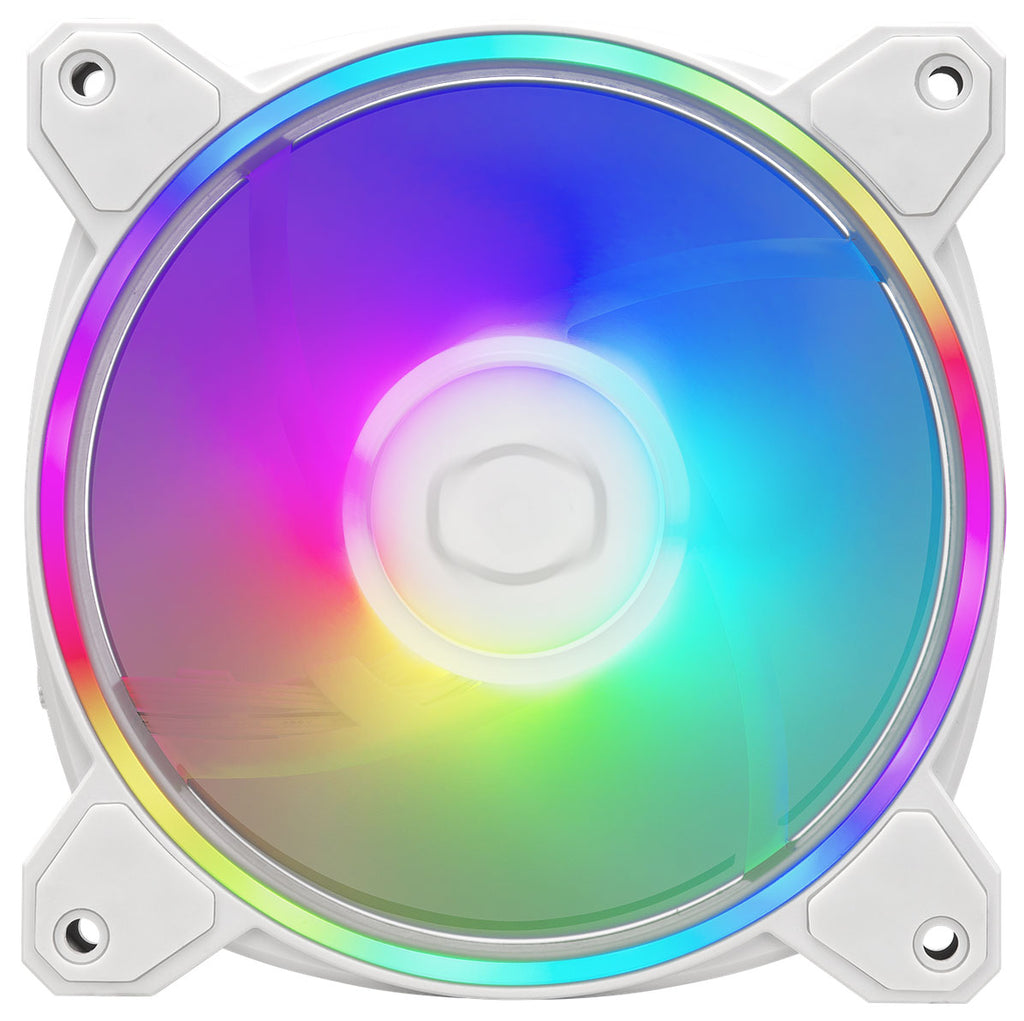 Cooler Master MasterFan MF120 Halo2 Cooling Fan 120mm RGB in White - MFL-B2DW-21NP2-R2 - image 2