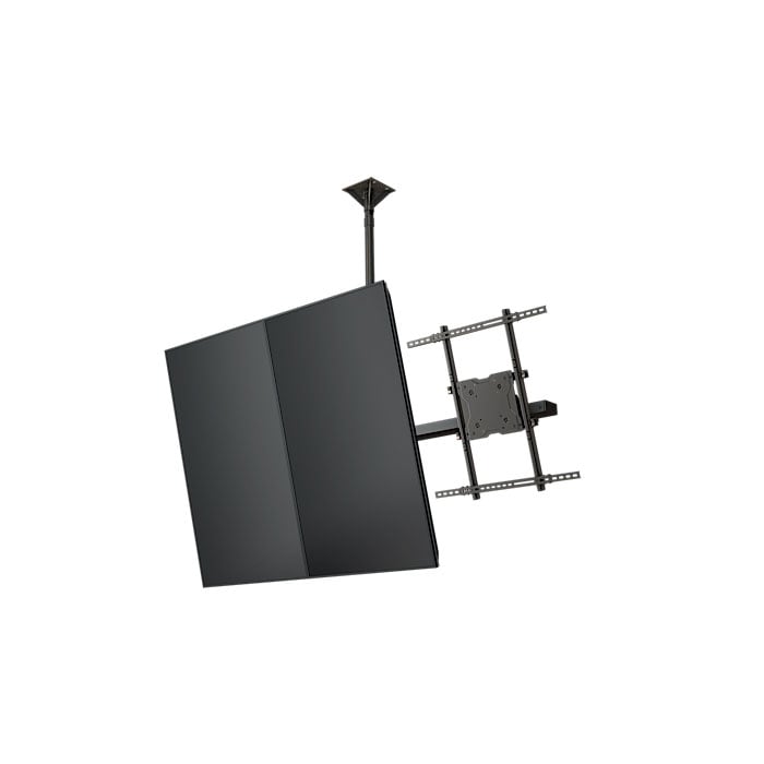 Crimson 32" - 75" 1 x 2 Multi-display Ceiling Mounted Menu Board Kit - CM2KIT-2V - image 3