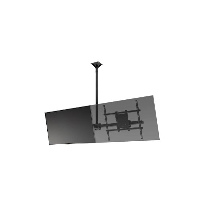 Crimson 32" - 75" 1 x 2 Multi-display Ceiling Mounted Menu Board Kit - CM2KIT-2V - image 1