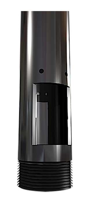 Crimson 5-Foot Ceiling Mount Extension Column in Black - E5-BK - image 2