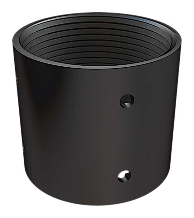 Crimson Pipe Connector For Length Extension Columns in Black - EC1 - image 1
