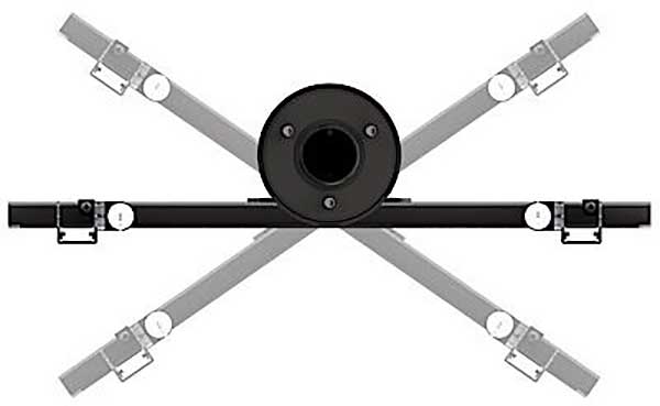 Crimson TV Table Stand Bolt Down Security For 32Inch - 55Inch Displays - DS50HL - image 5