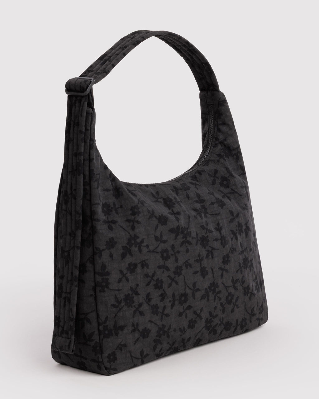 Nylon Shoulder Bag - Charcoal Ditsy Floral - image 3
