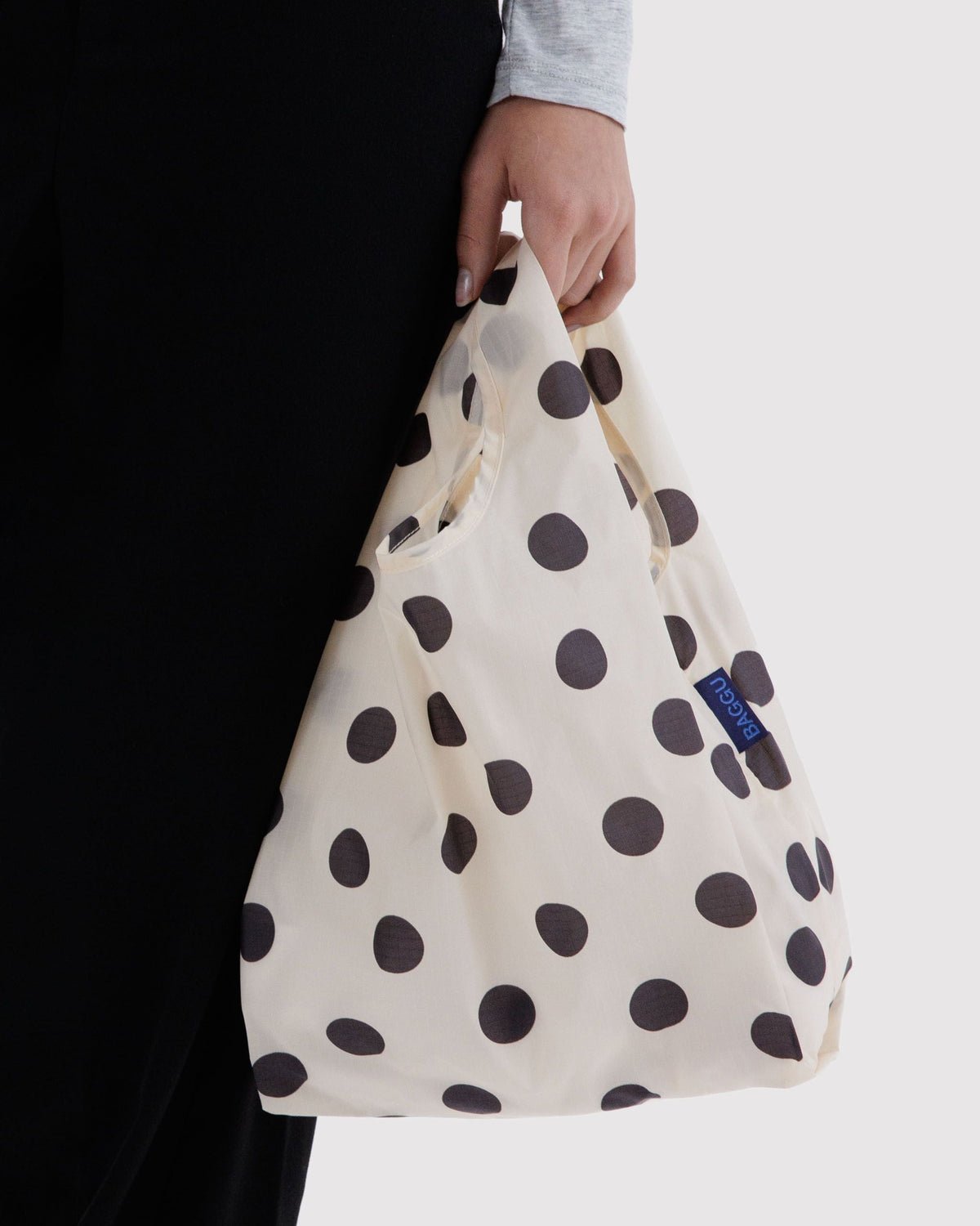 Baby Baggu - Cream and Black Polka Dot - image 2
