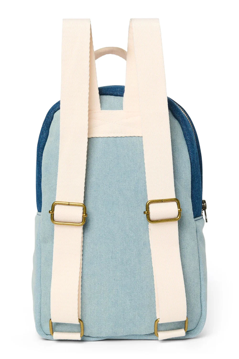 Mini-Rucksack aus Jeans-Patchwork