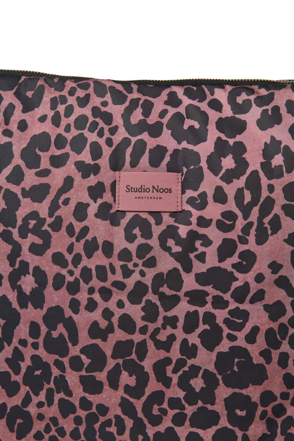Rode luier-wolkentas met luipaardprint