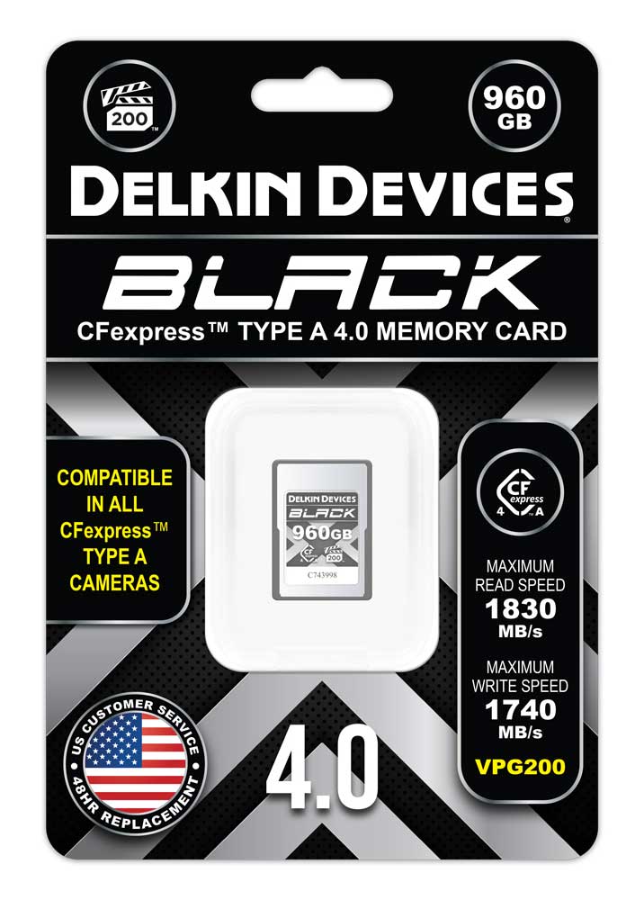 Delkin Devices BLACK 4.0 CFexpress Type A VPG200 960GB Memory Card - DCA4BV2960 - image 2