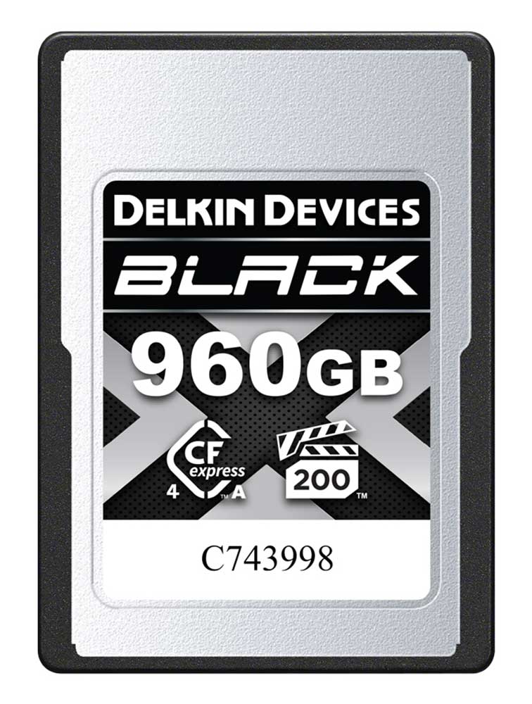 Delkin Devices BLACK 4.0 CFexpress Type A VPG200 960GB Memory Card - DCA4BV2960 - image 1