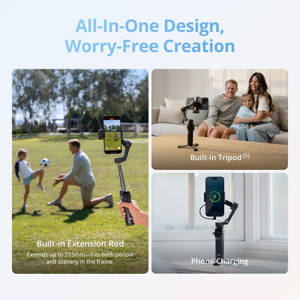 DJI Osmo Mobile 8 Intelligent Tracking Phone Gimbal in Black - CP.OS.00000492.03 - image 4