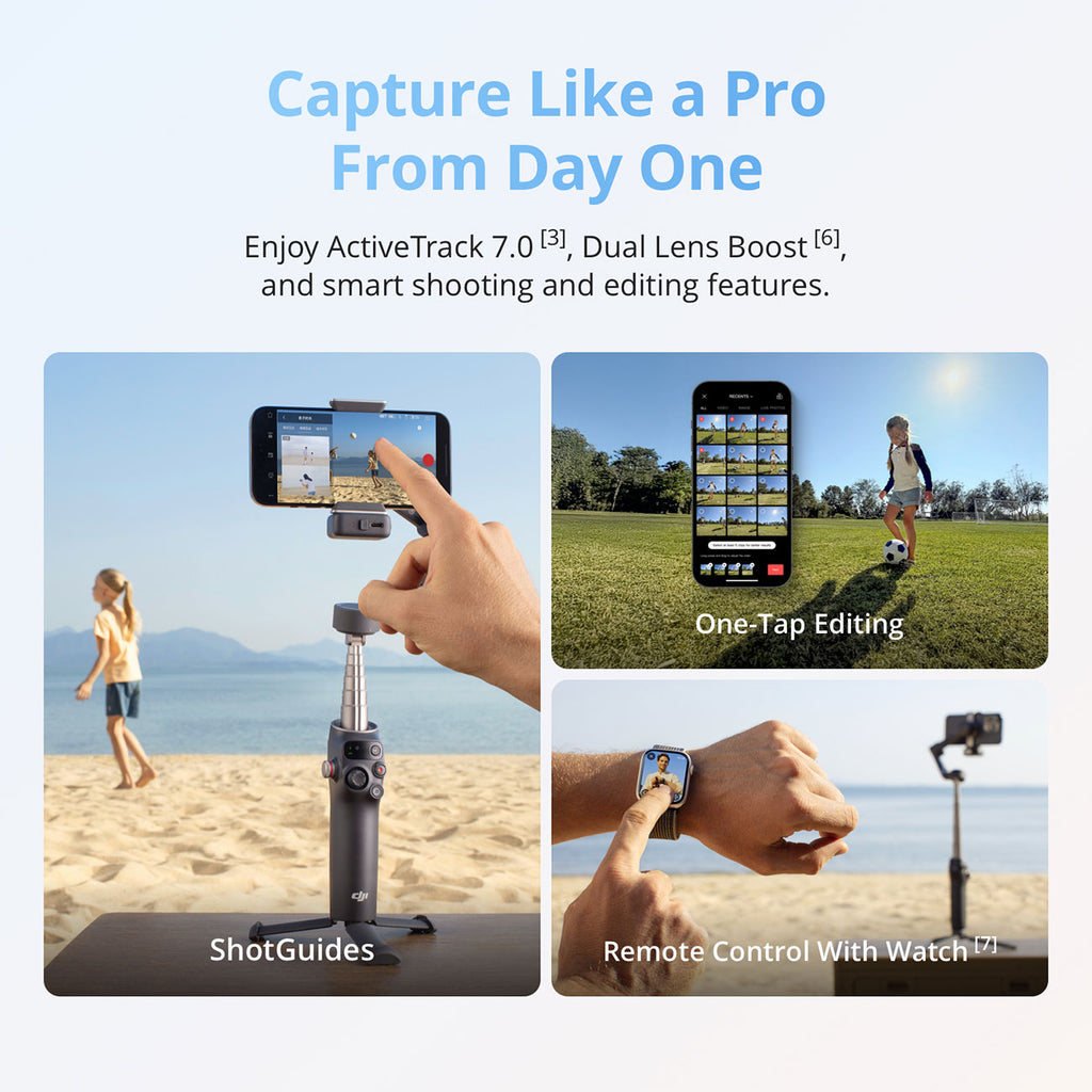 DJI Osmo Mobile 8 Intelligent Tracking Phone Gimbal in Black - CP.OS.00000492.03 - image 8