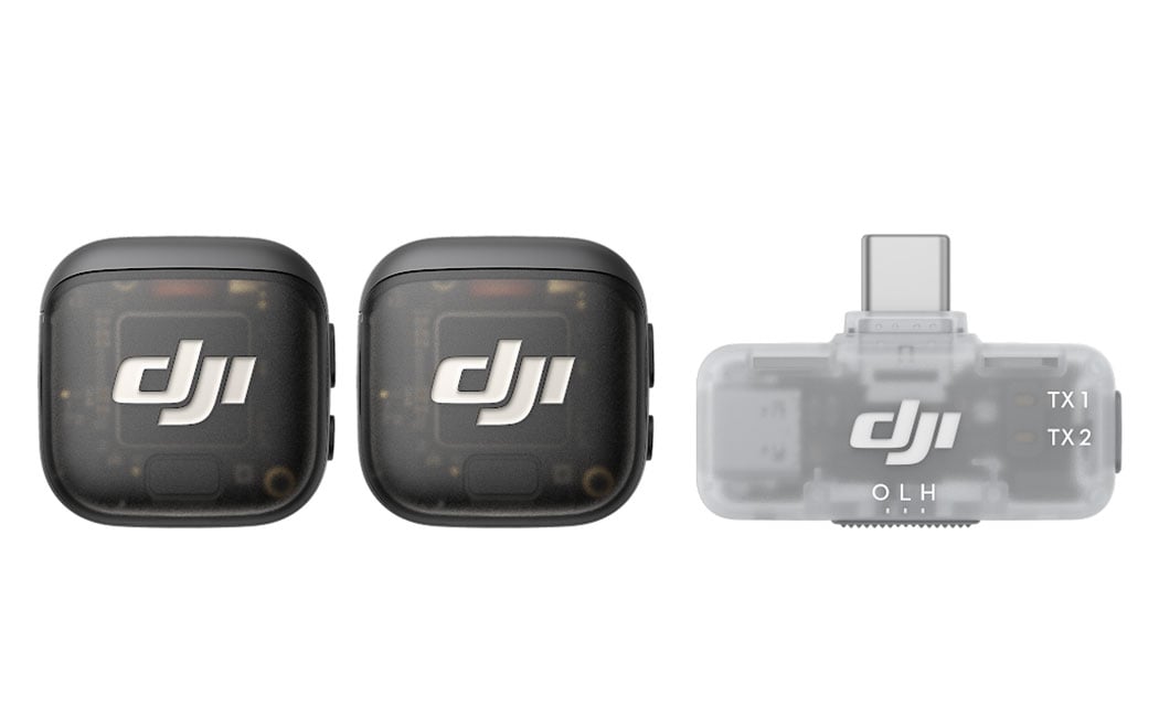 DJI Mic 3 Mobile 2-Mic System (2 TX + 1 Mobile RX) in Black - CP.RN.00000574.01 - image 1
