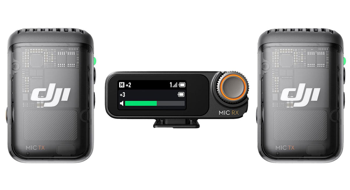 DJI Mic 2 (2 TX + 1 RX + Charging Case) in Shadow Black - CP.RN.00000325.01 - image 1