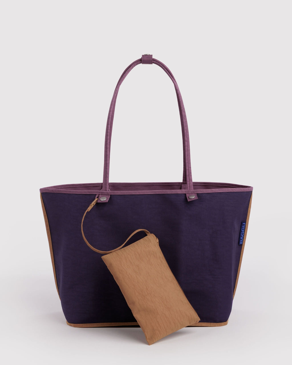 Large Nylon Reversible Tote - Wild Plum Mix - image 2