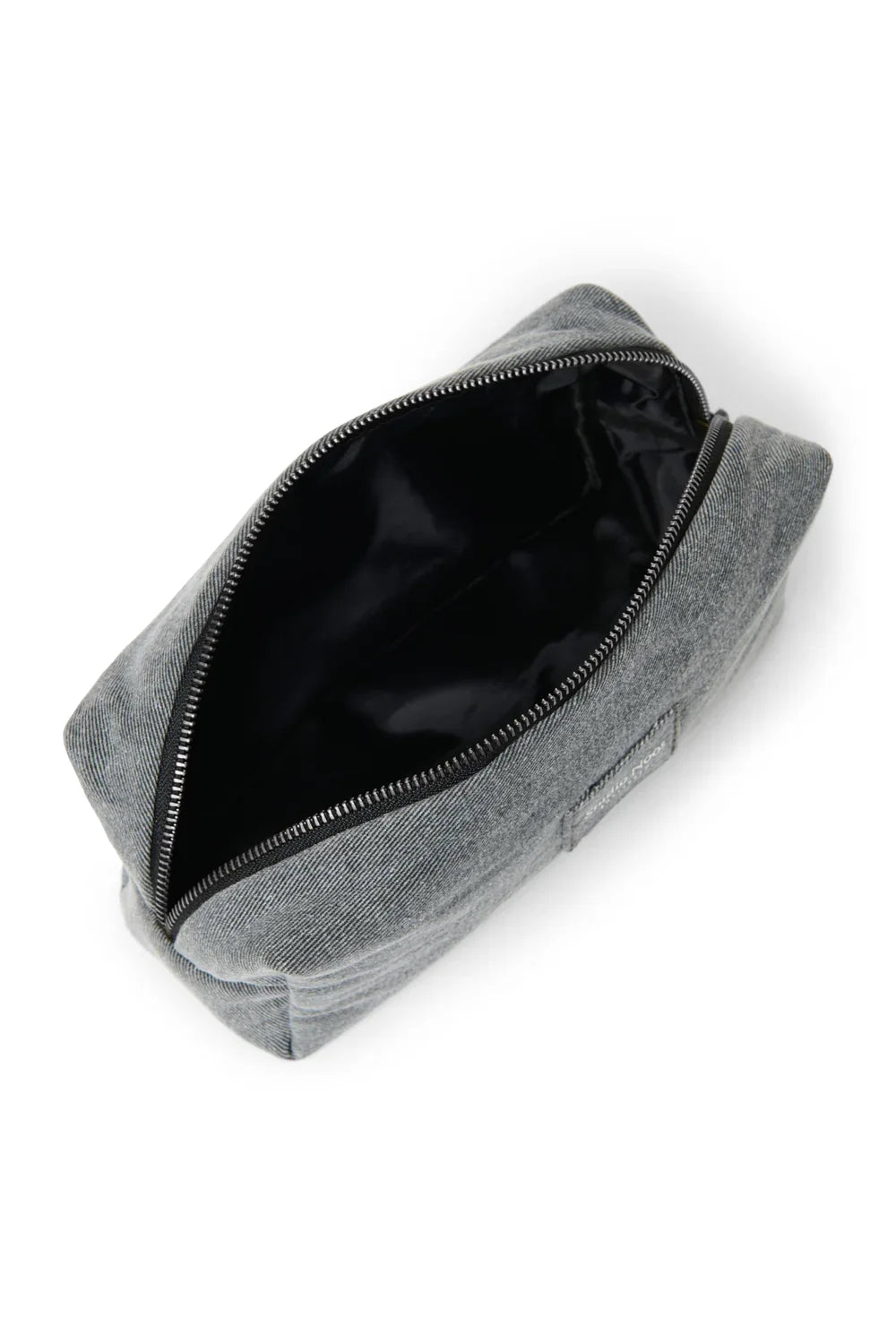 Graue Jeans-Beuteltasche