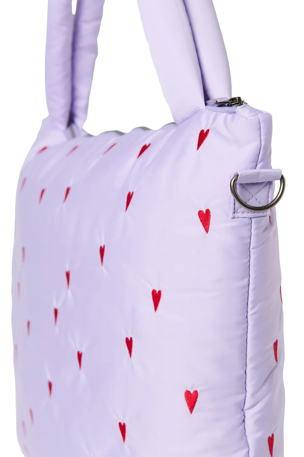 Hellblaue Herzen Flauschige Wickeltasche