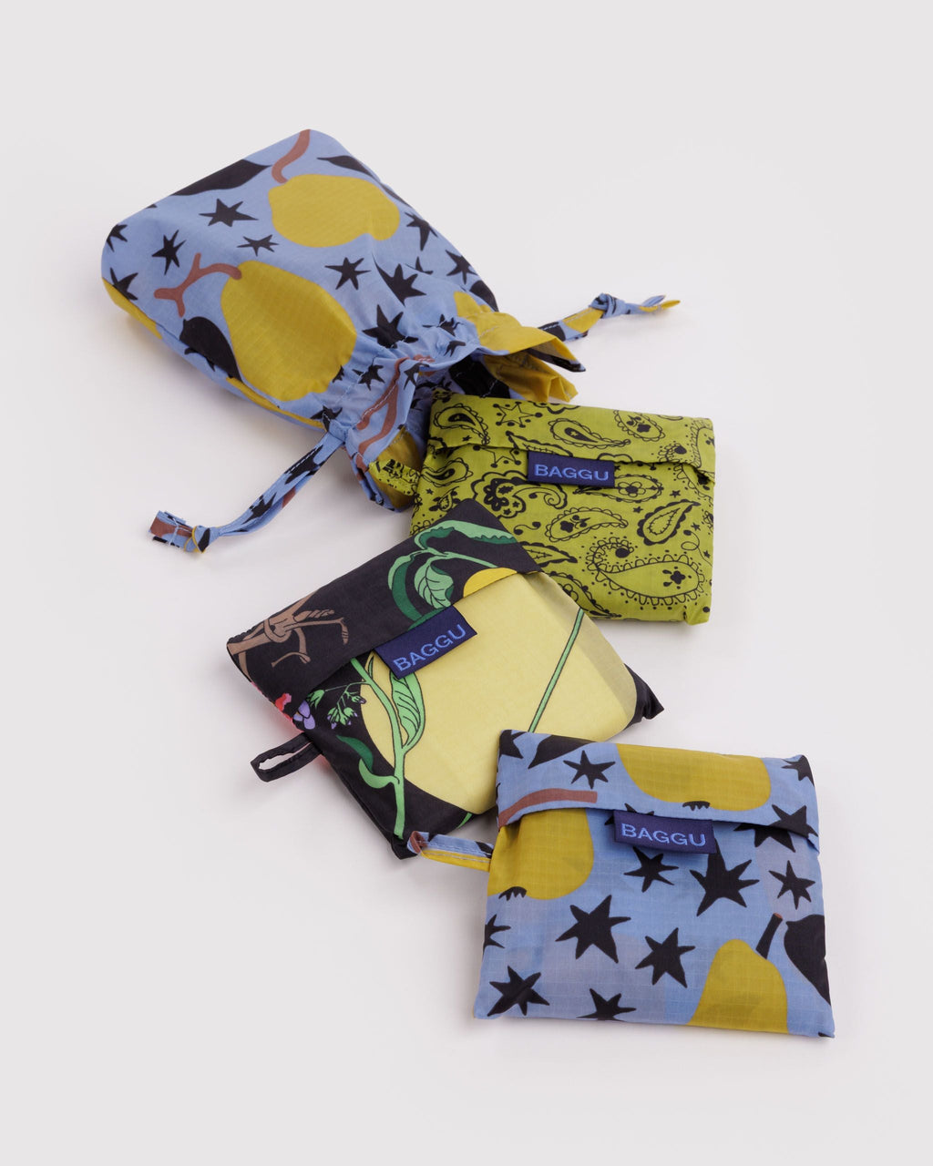Standard Baggu Set of 3 - Winter Orchard