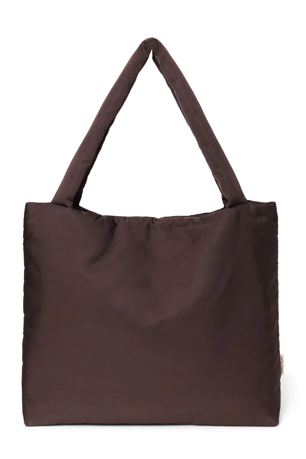 Braune, plüschige Mama-Tasche
