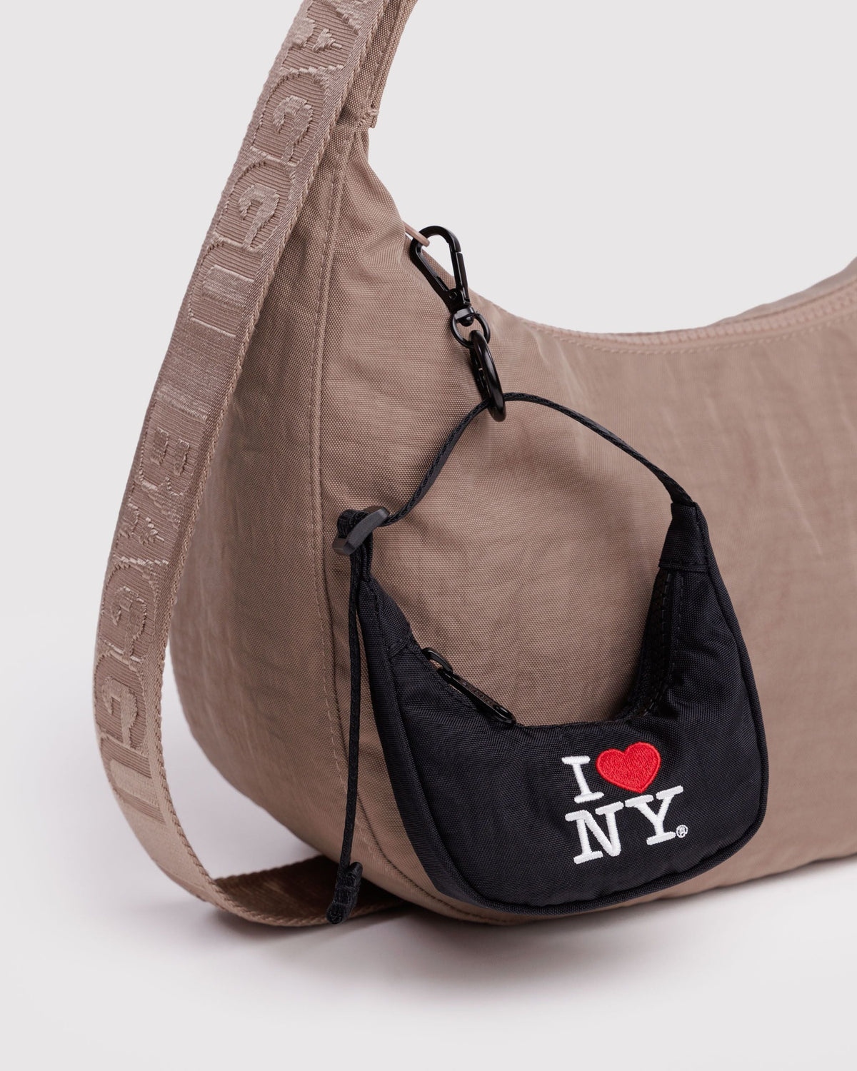 Crescent Bag Charm - I Love NY - image 2
