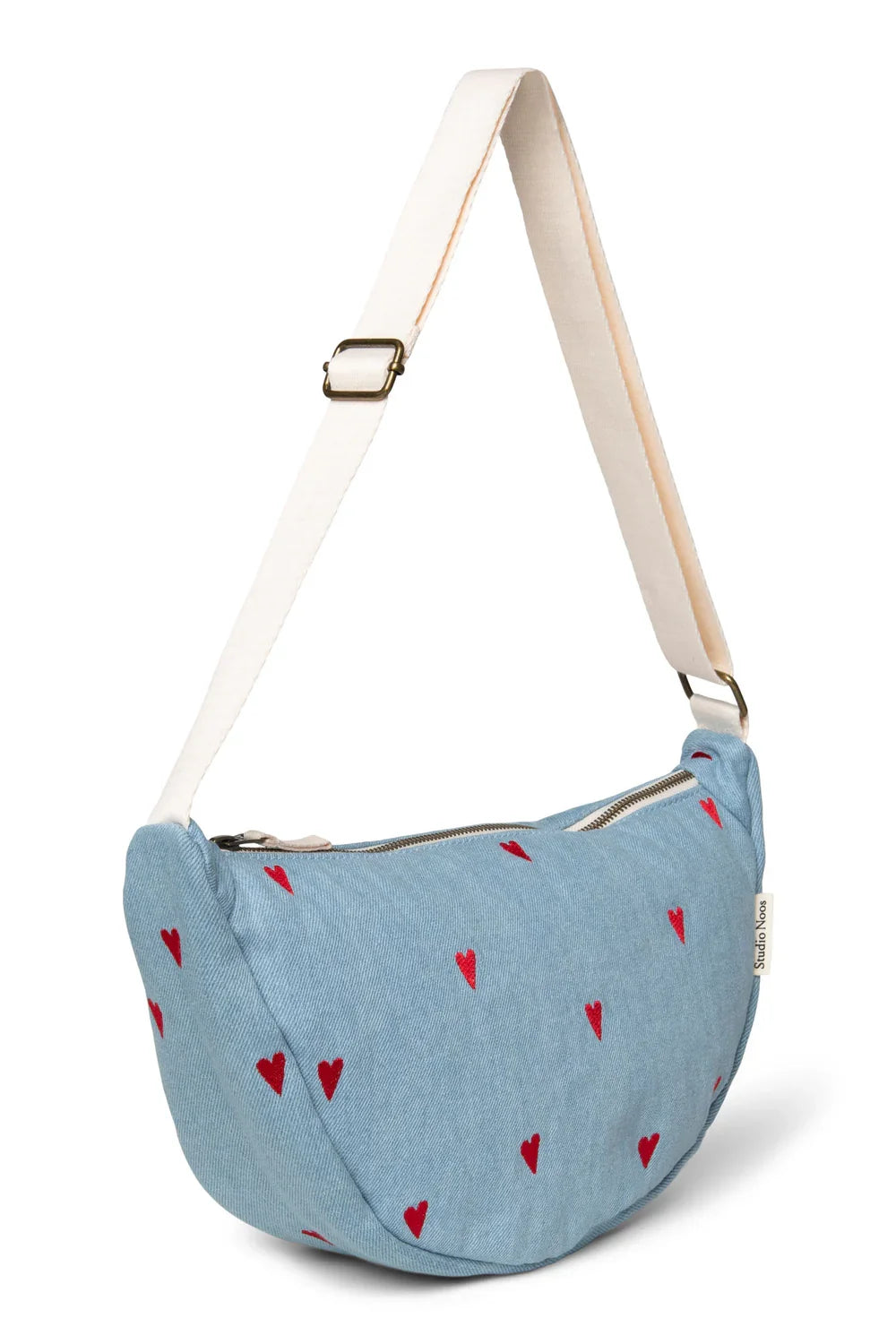 Blauwe denim heuptas voor volwassenen