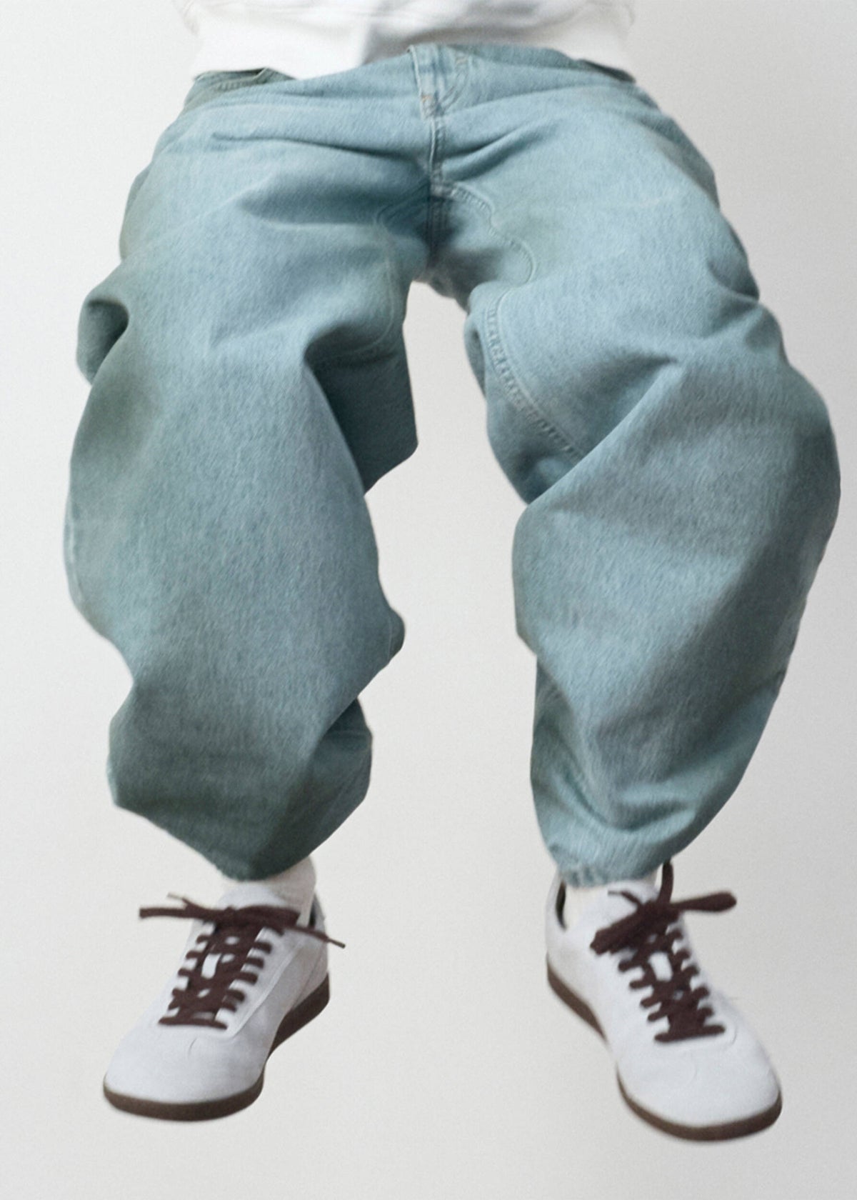 Zane Sneaker - Light Blue/Dark Brown - image 10
