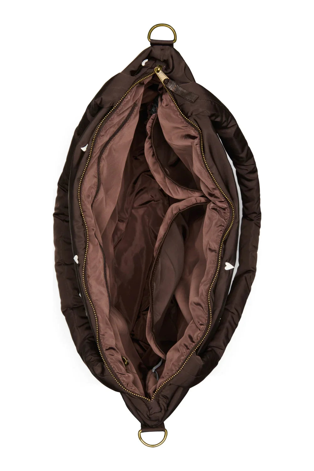 Hellblaue Herzen Flauschige Wickeltasche