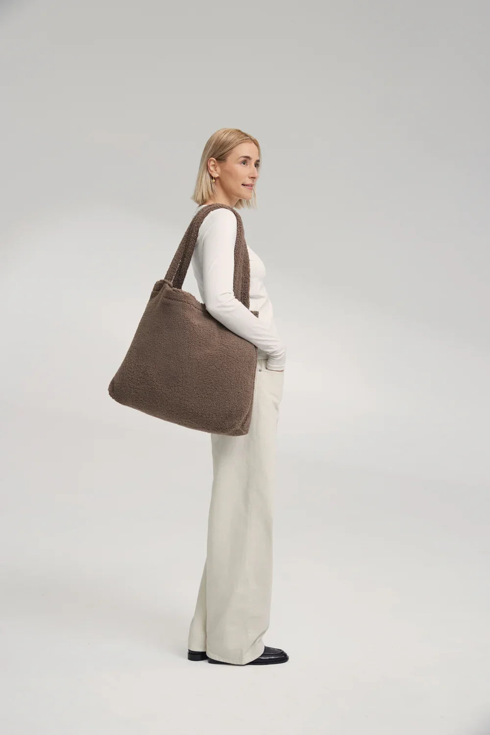 Braune Teddy-Muttertasche