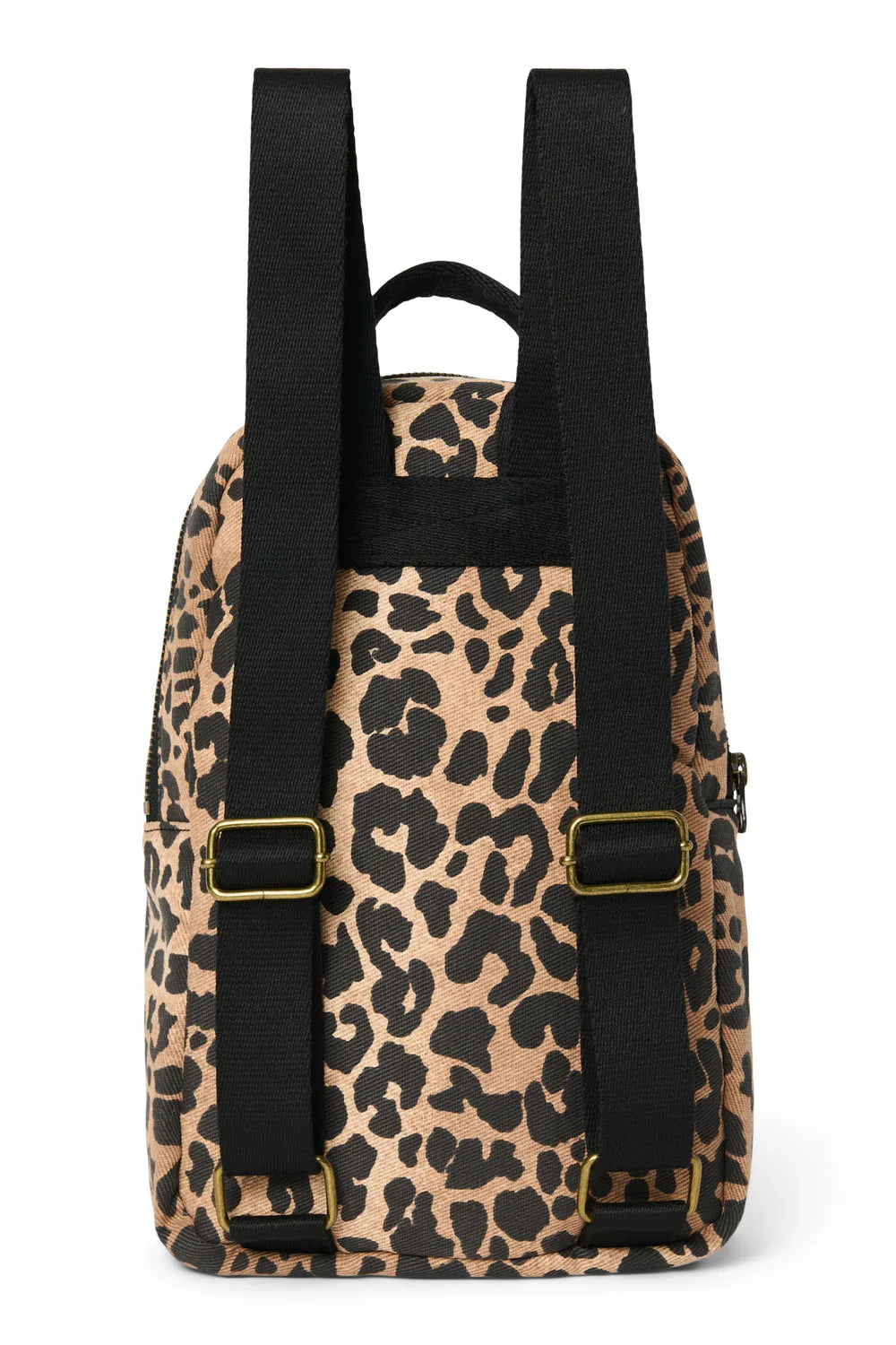 Grüner Leopard Baumwoll-Mini-Rucksack