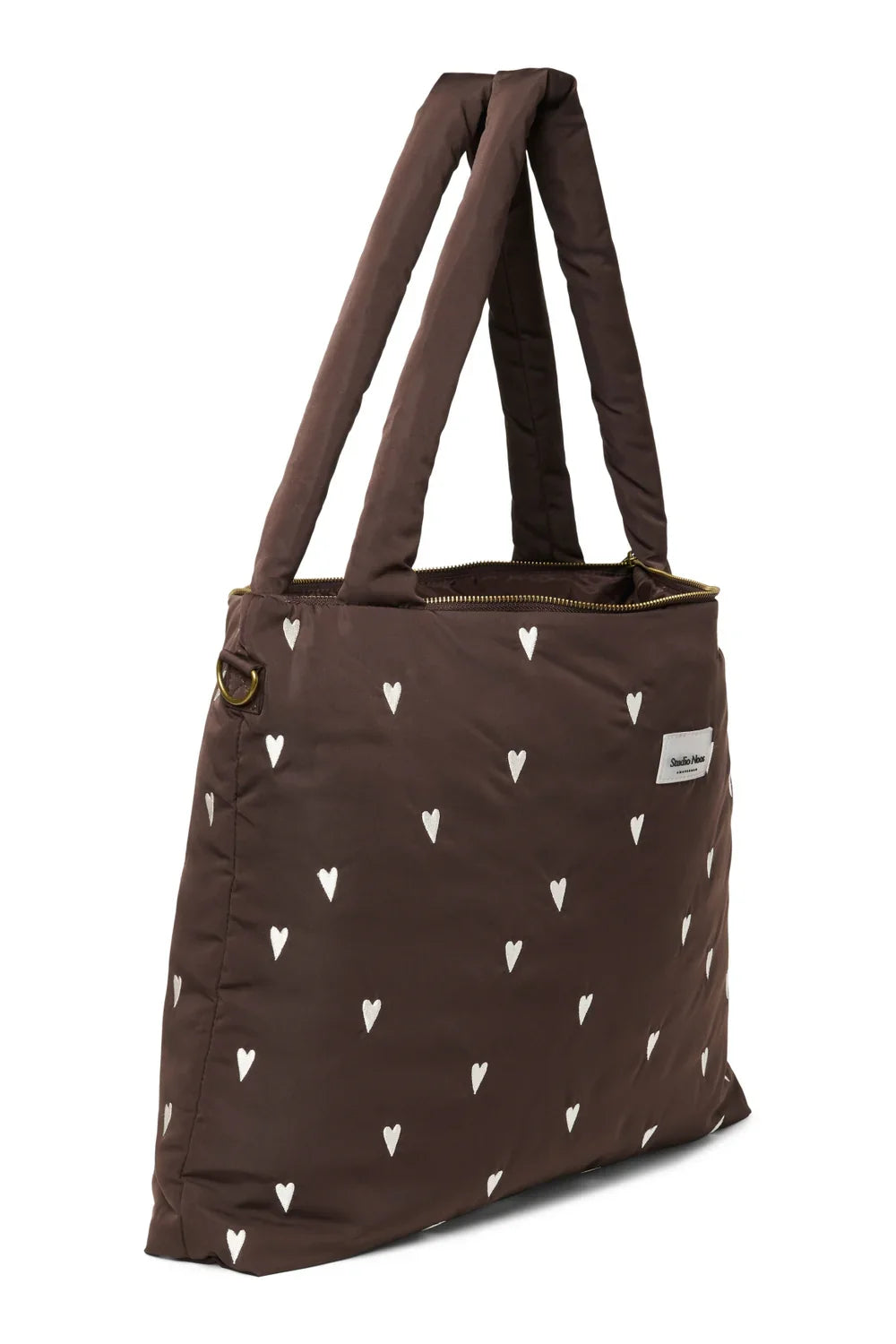 Hellblaue Herzen Flauschige Wickeltasche