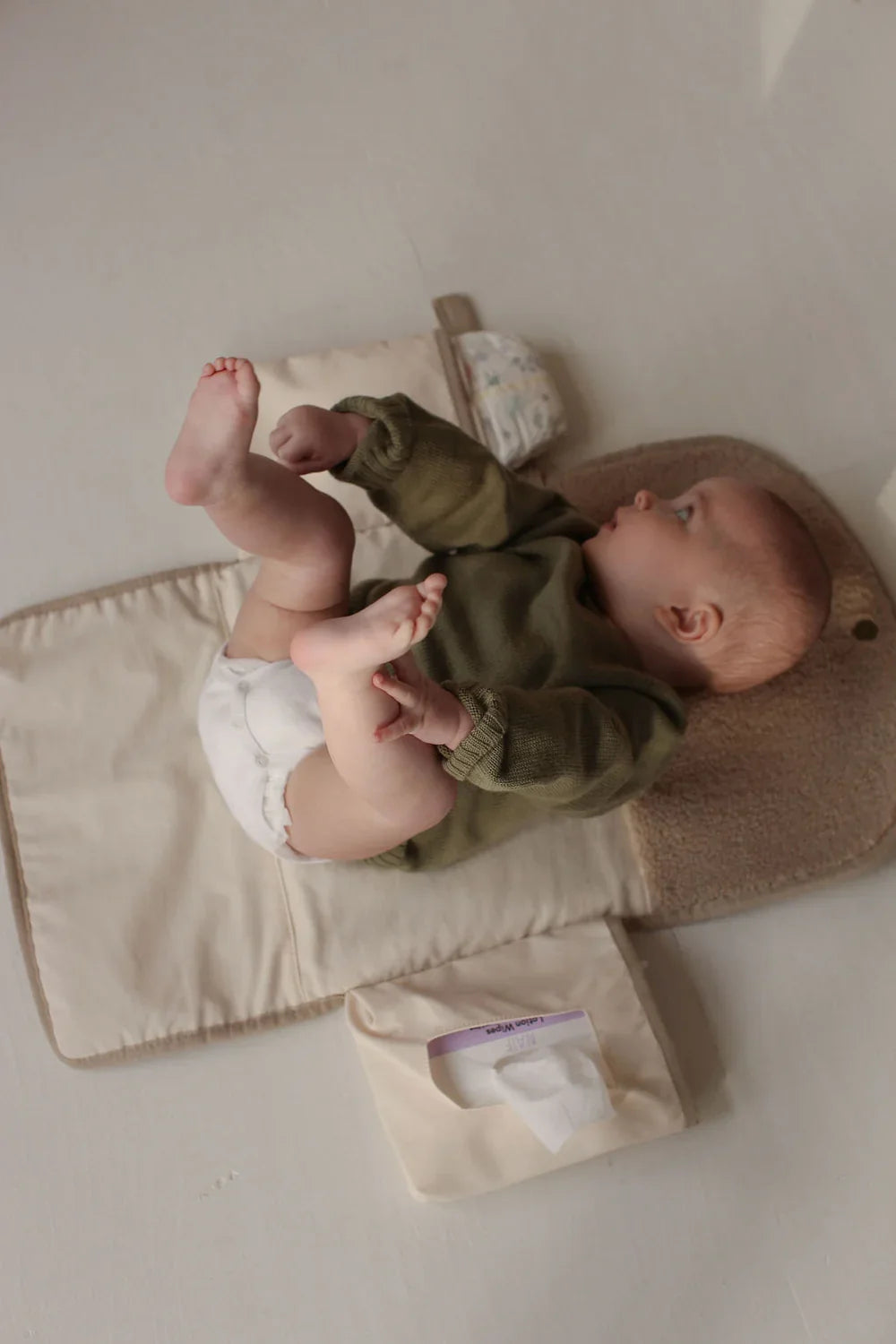 Wickelauflage Teddy Ecru Plus