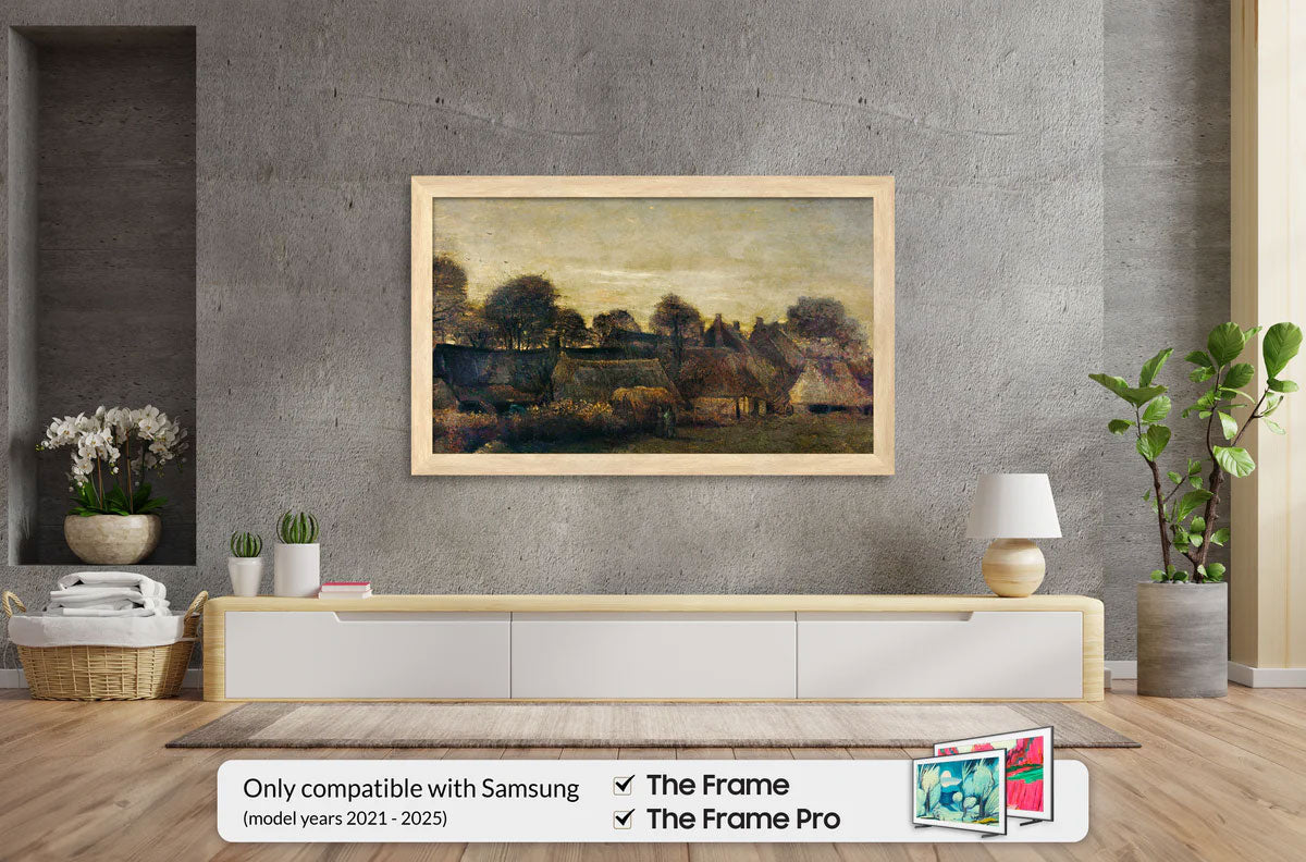 Frame My TV Samsung The Frame 85" Slim Frame In Museum Maple - FRM-SF-P6031-85-2021 - image 3