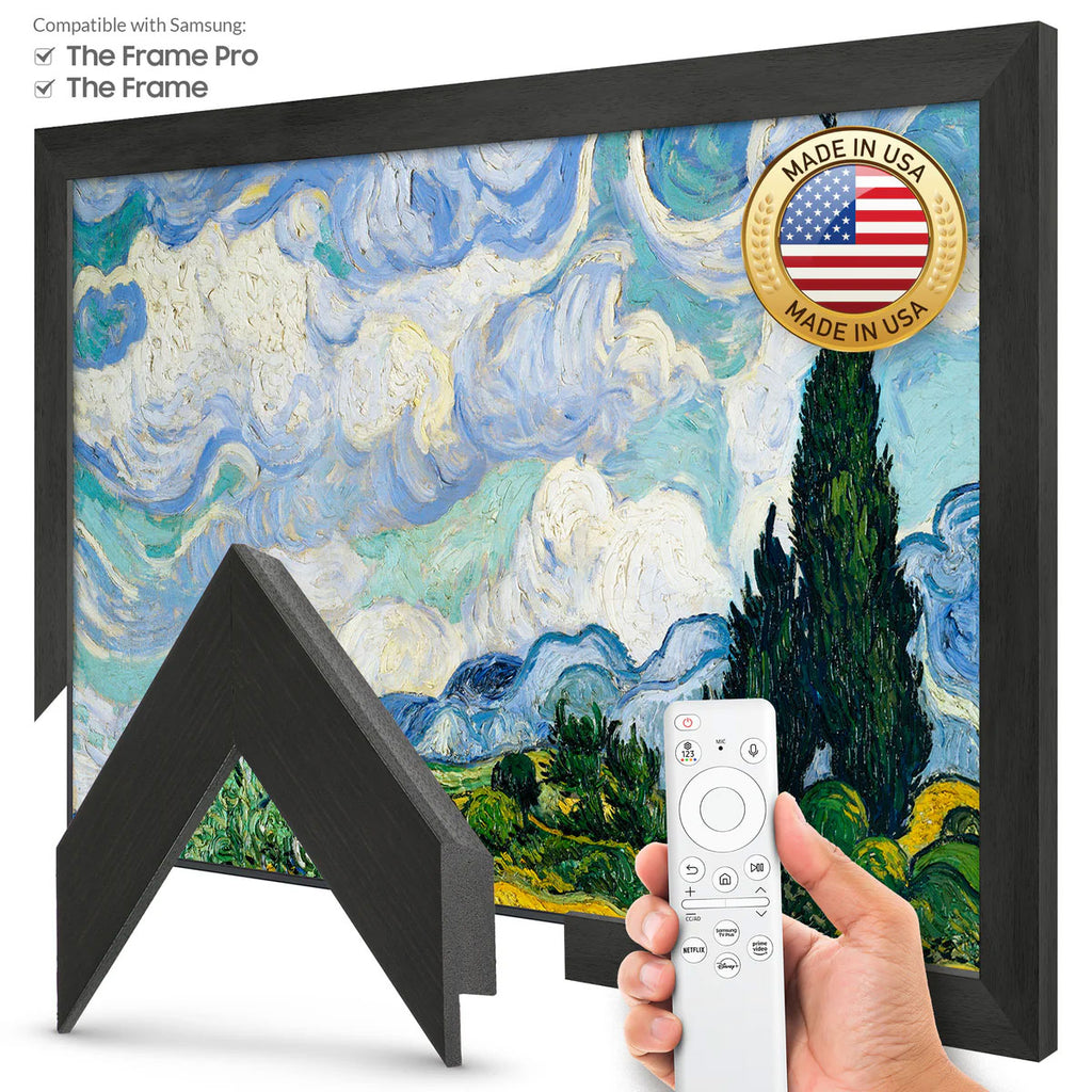 Frame My TV Samsung The Frame 85" Slim Frame In Museum Espresso - FRM-SF-P6035-85-2021 - image 2