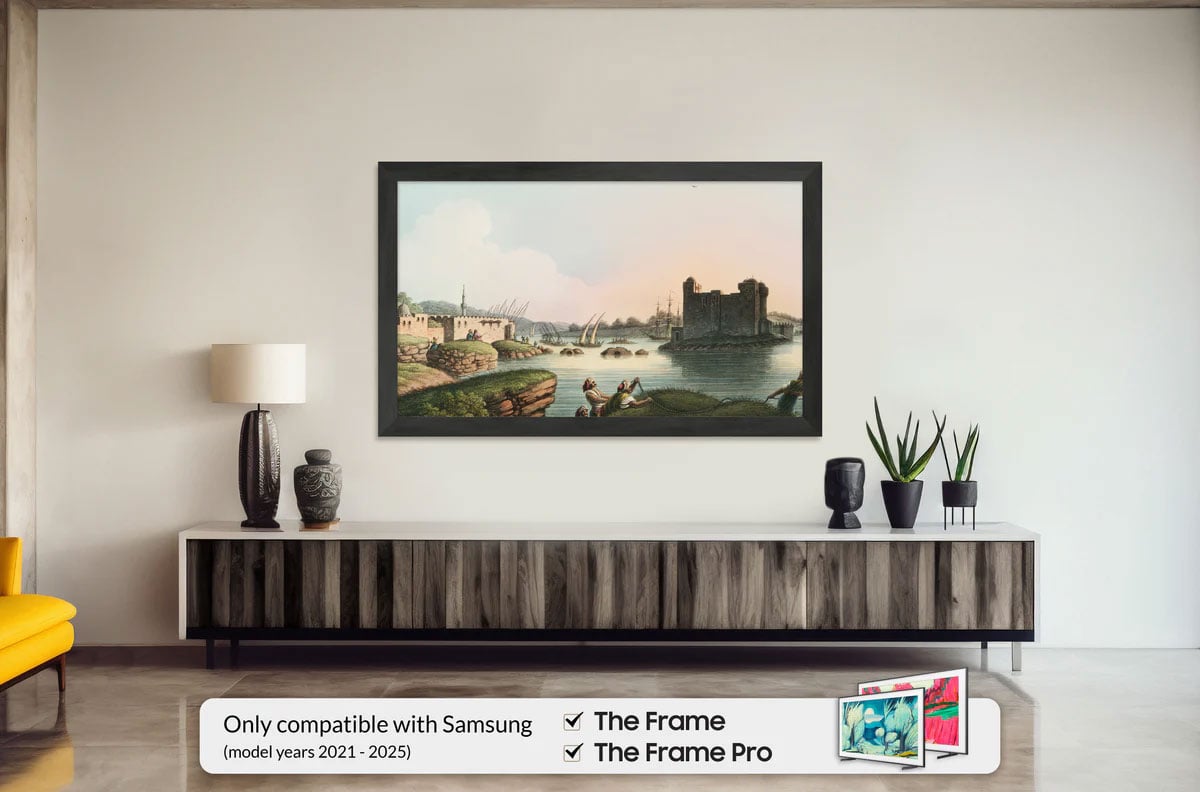 Frame My TV Samsung The Frame 85" Slim Frame In Museum Espresso - FRM-SF-P6035-85-2021 - image 3