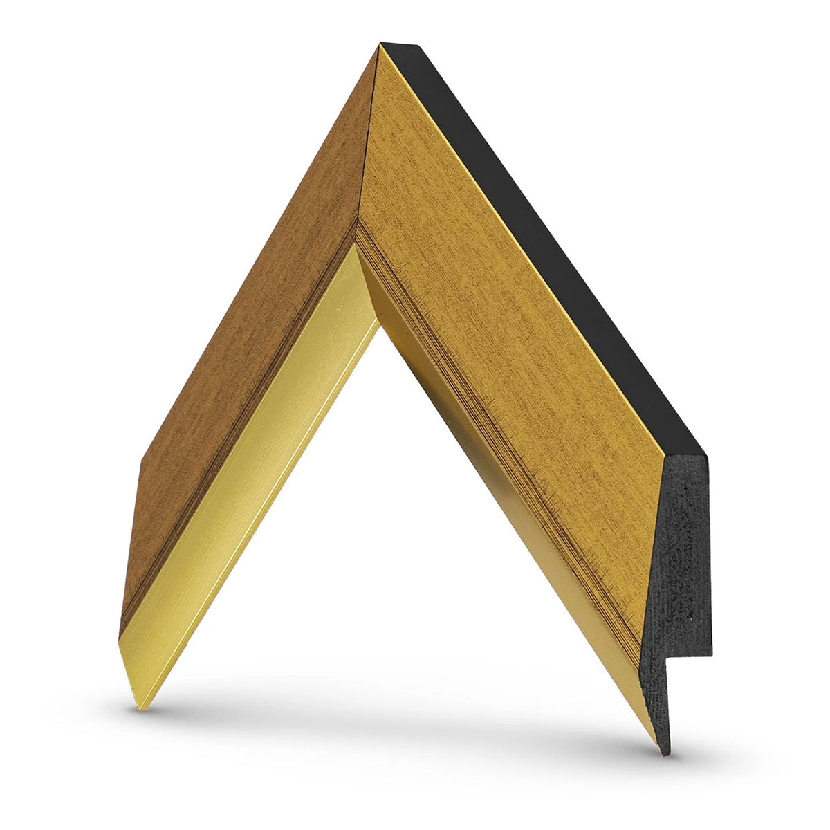 Frame My TV Samsung The Frame 43" Slim Frame In Modern Gold Leaf - FRM-SF-P6142-43-2021 - image 1