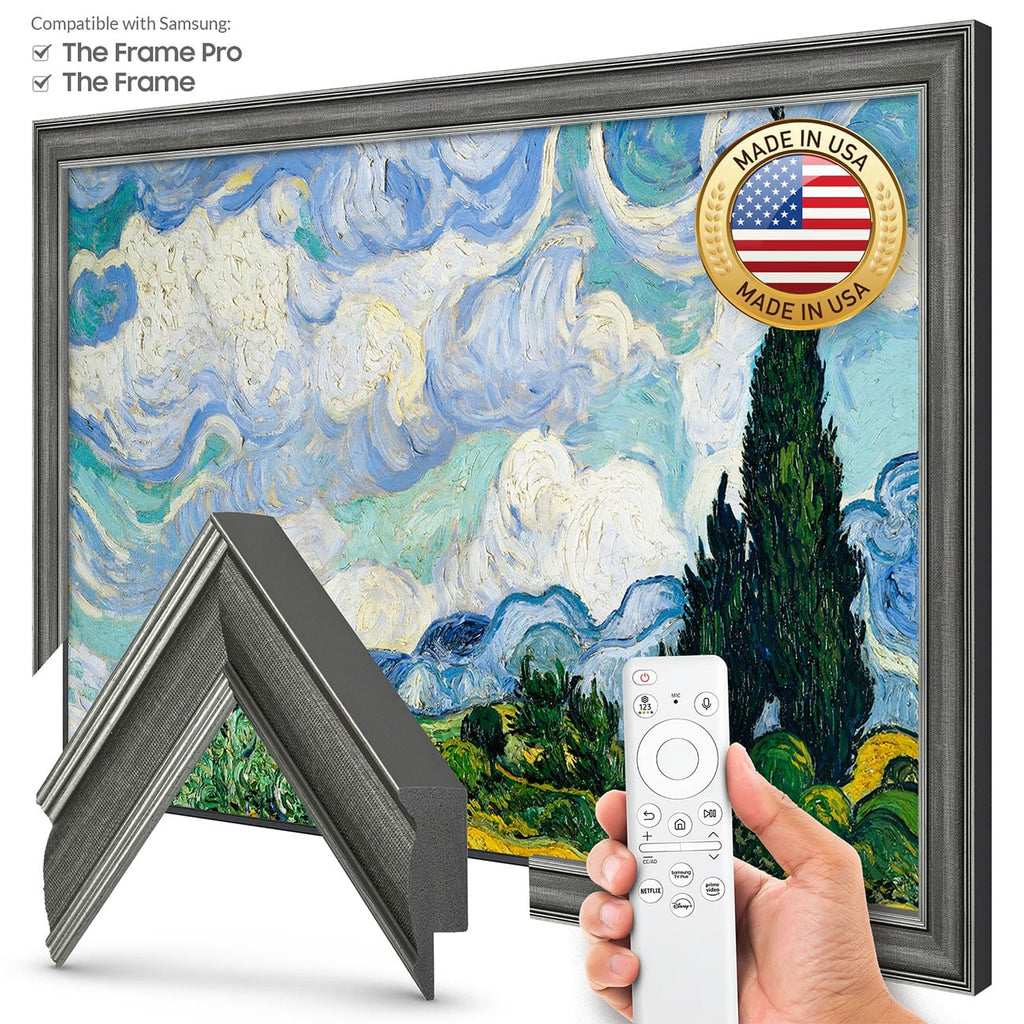 Frame My TV Samsung The Frame 43" Slim Frame In Industrial Iron - FRM-SF-P6368-43-2021 - image 2