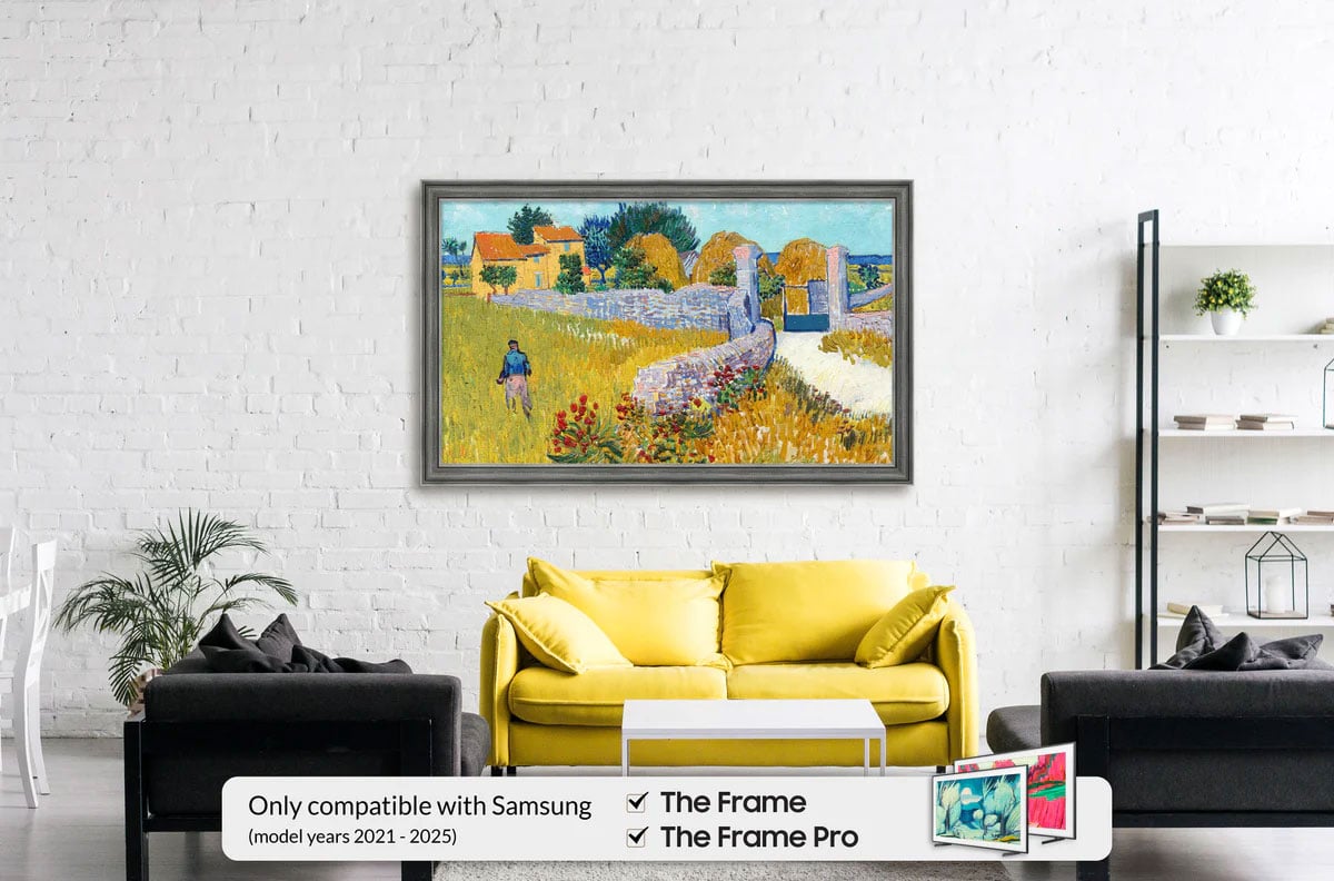 Frame My TV Samsung The Frame 85" Slim Frame In Industrial Iron - FRM-SF-P6368-85-2021 - image 3