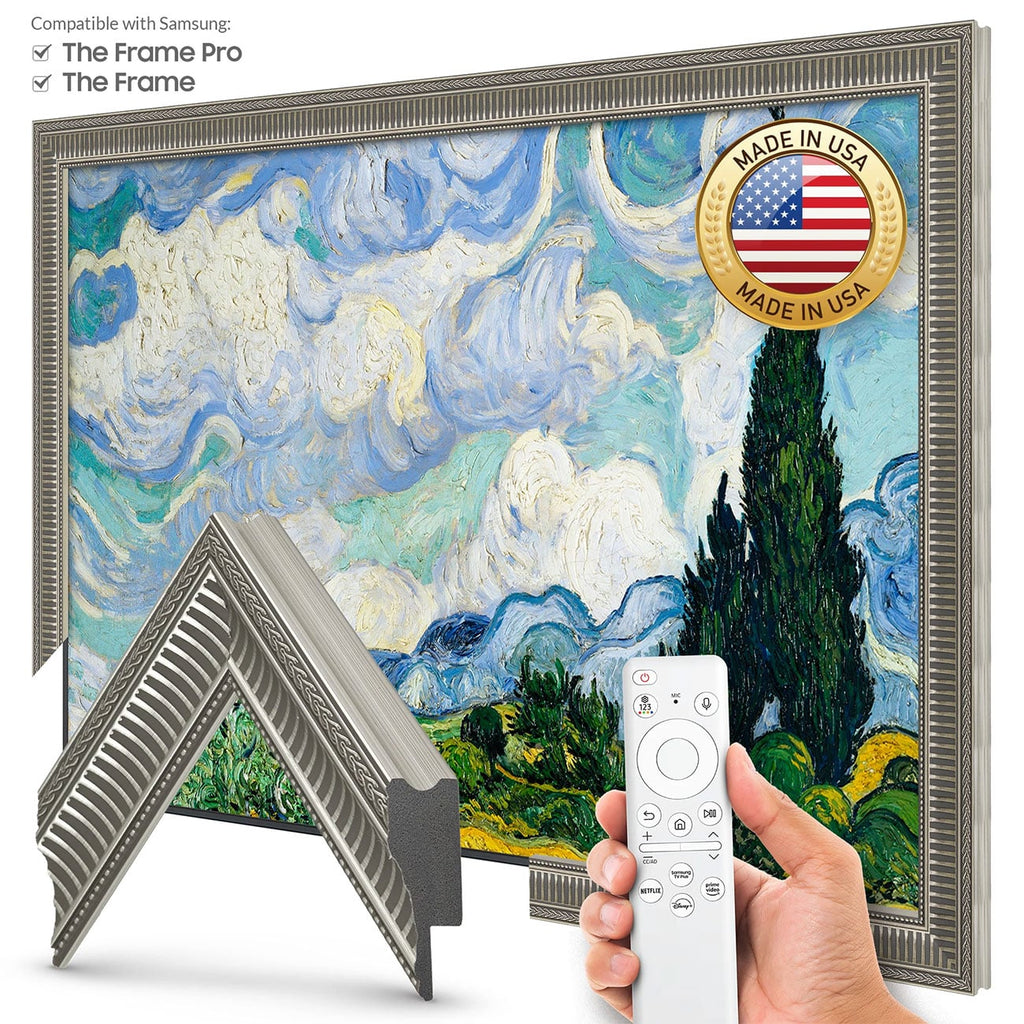 Frame My TV Samsung The Frame 65" Slim Frame In Empire Silver - FRM-SF-P6253-65-2021 - image 2