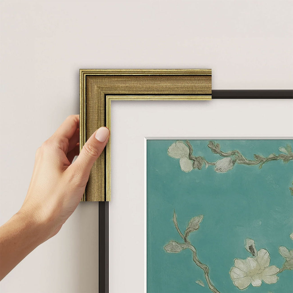Frame My TV Samsung The Frame 75" Premiere Slim Frame In Industrial Brass - FRM-SF-P6362-75-2021 - image 4