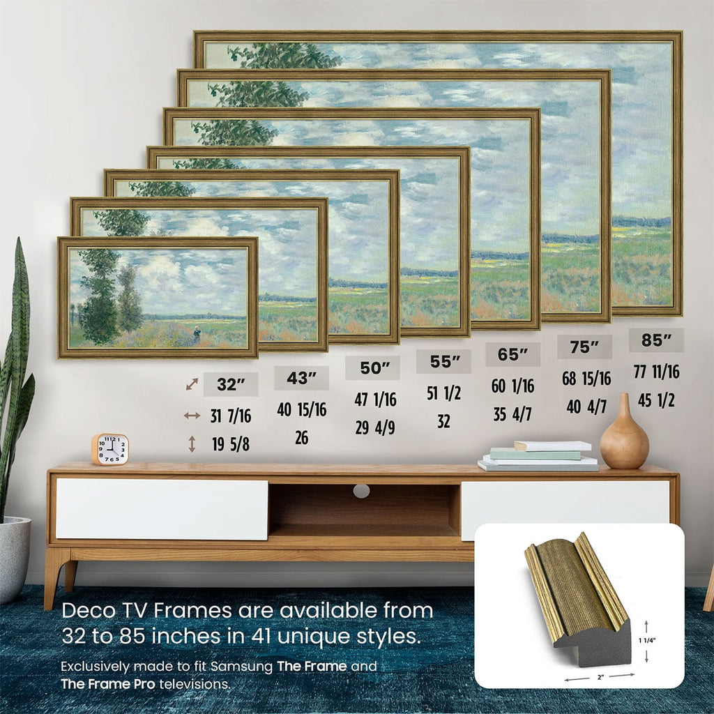 Frame My TV Samsung The Frame 85" Premiere Slim Frame In Industrial Brass - FRM-SF-P6362-85-2021 - image 5
