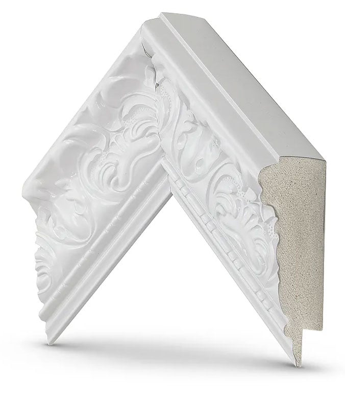 Frame My TV Samsung The Frame 43" Premiere Frame In Tuscan Gloss White - FRM-SF-P5088-43-2021 - image 1