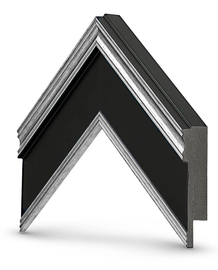 Frame My TV Samsung The Frame 50" Premiere Frame In Antique Silver & Black - FRM-SF-P5185-50-2021 - image 1