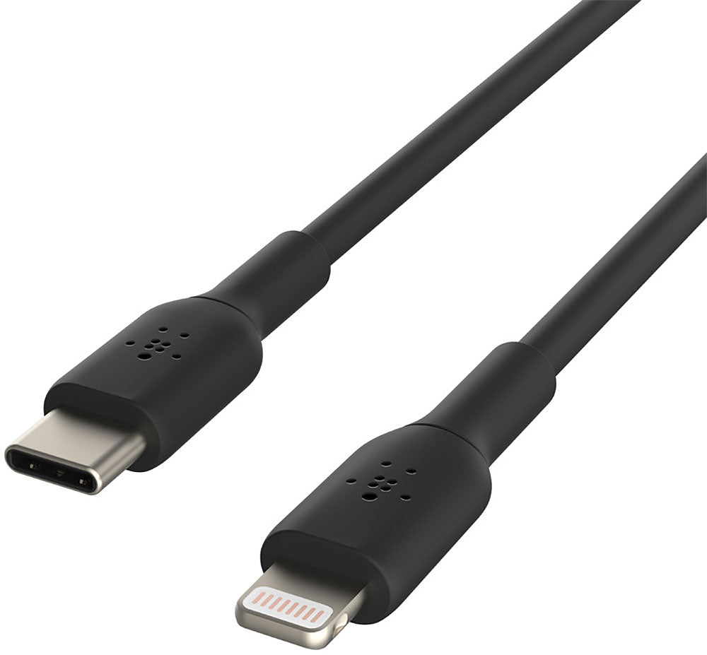 Belkin BOOST CHARGE Black 3.3 Foot USB-C To Lightning Cable - CAA003BT1MBK - image 4