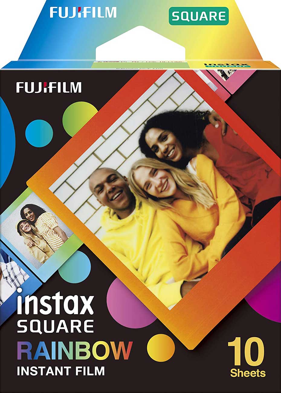 Fujifilm Instax SQUARE Rainbow Instant Film - PRO4830 - image 1