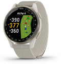 Garmin Approach S50 Golf Smartwatch 43mm Cream Gold Aluminum Case with Ivory Band - 010-03010-01 - image 1