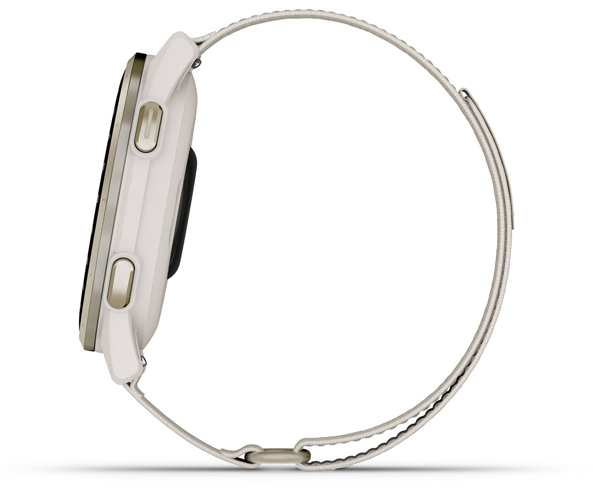 Garmin Approach S50 Golf Smartwatch 43mm Cream Gold Aluminum Case with Ivory Band - 010-03010-01 - image 7