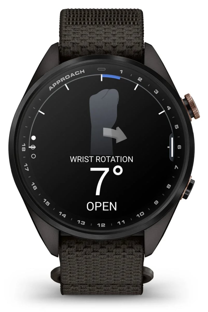 Garmin Approach S72 GPS Smartwatch 43mm in Carbon Gray/Heritage Bronze DLC Titanium with Pebble Gray Comf - image 4