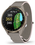 Garmin Approach S72 GPS Smartwatch 43mm in Soft Gold/Blush Pink Titanium Bezel with French Gray/Blush Pin - image 1