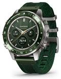 Garmin MARQ Golfer (Gen 3) Modern Tool Smartwatch 47mm in Green Titanium with Jacquard-woven Strap - 010- - image 1