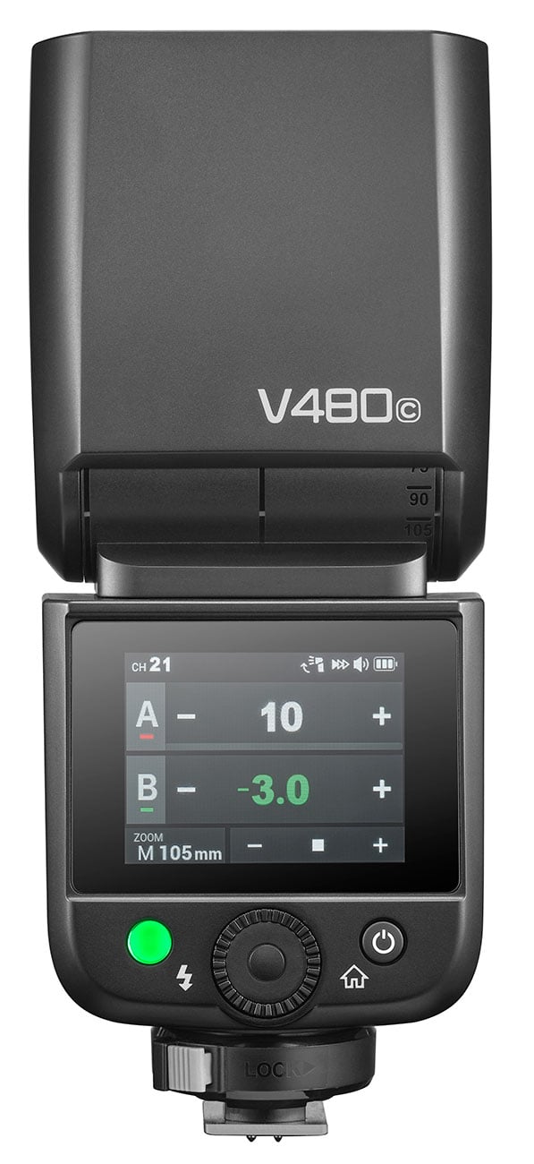 Godox V480 E-TTL and E-TTL II Camera Flash For Canon Cameras - V480C - image 3